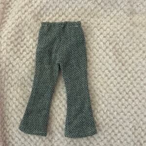 Vtg 60’s/70s handmade doll pants flare bell bottoms Fits most 18’dolls blue/wht